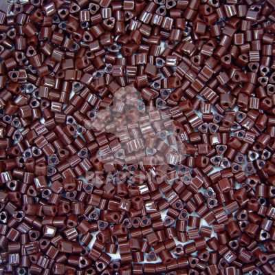 TOHO Triangle Beads 46 Opaque Oxblood beadsmouse.co.uk