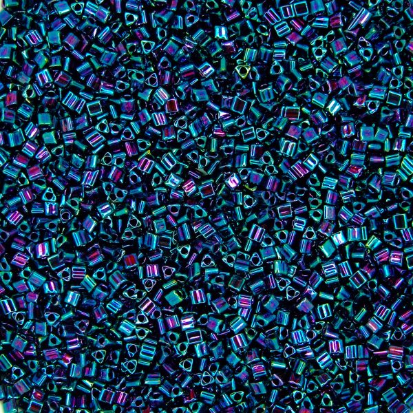 TOHO Triangle Beads 505 Higher Metallic Dragonfly beadsmouse.co.uk