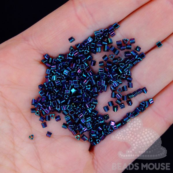 TOHO Triangle Beads 505 Higher Metallic Dragonfly beadsmouse.co.uk