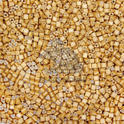 TOHO Triangle Beads 557F Galvanized Matte Starlight beadsmouse.co.uk