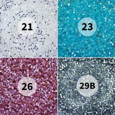 TOHO Triangle Beads Silver Lined Cold beadsmouse.co.uk