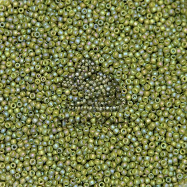 TOHO Seed Beads 2631F Semi Glazed Rainbow Olive 11/0