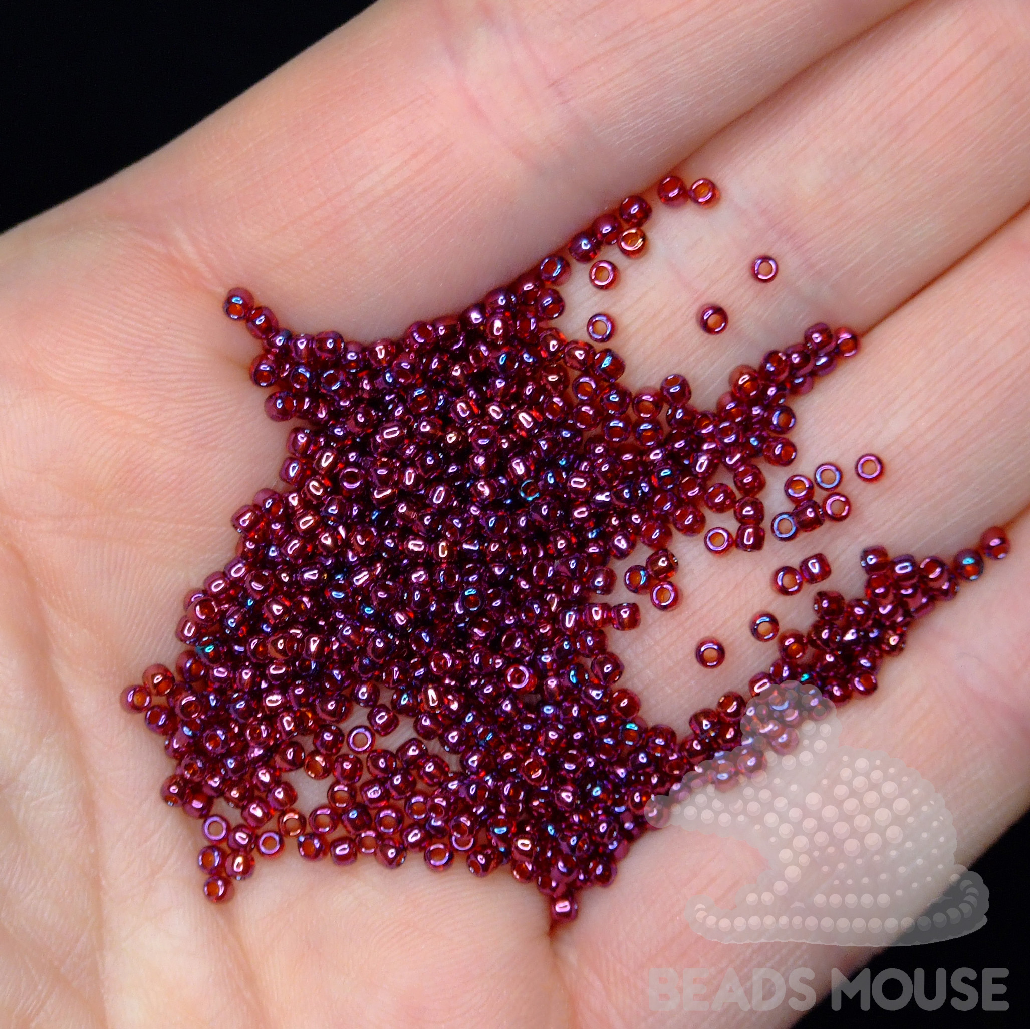 TOHO Seed Beads 332 Gold Lustered Raspberry beadsmouse.co.uk