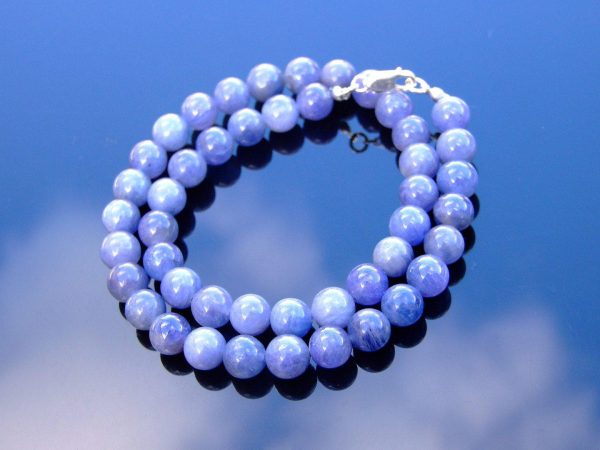 Tanzanite Natural Gemstone Necklace 8mm Beaded 16-30inch Michael's UK Jewellery