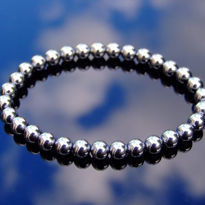 Terahertz 6mm Manmade Gemstone Bracelet 6-9'' Elasticated Michael's UK Jewellery