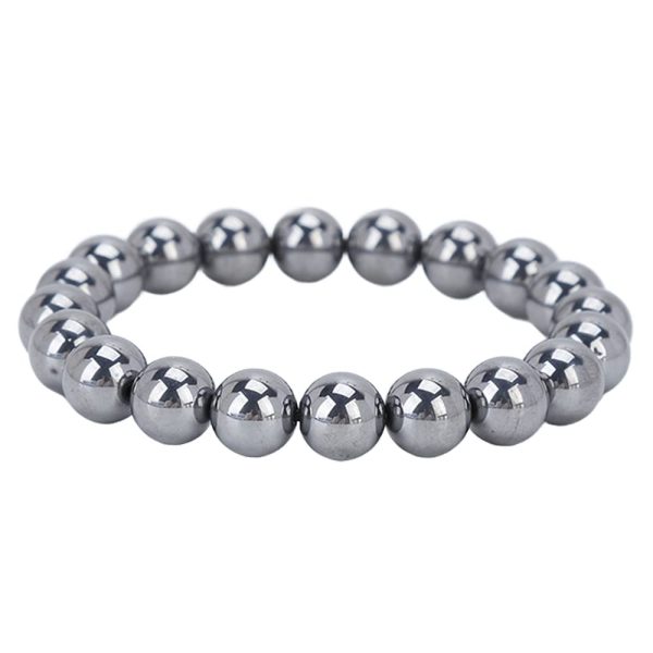 Terahertz Manmade Gemstone Bracelet 8mm Beads Terahertz Gemstone Bracelet minetomind