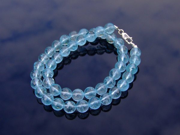 Topaz Natural Gemstone Necklace 7mm Beaded 16-30inch Michael's UK Jewellery