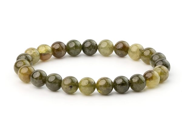 Tsavorite Bracelet Natural Gemstone 6-9'' Elasticated With Box Michael's UK Jewellery