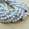 White Howlite Natural Gemstone Round Beads 4mm Michael's UK Jewellery