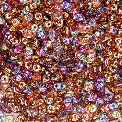20g MATUBO™ Beads SuperDuo Crystal Copper Rainbow 98533CR beads mouse