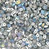 20g MATUBO™ Beads SuperDuo Matte Silver Rainbow 98830CR beads mouse