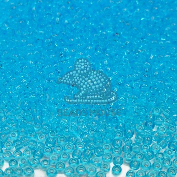 20g TOHO Beads 3 Transparent Aquamarine 11/0 beads mouse