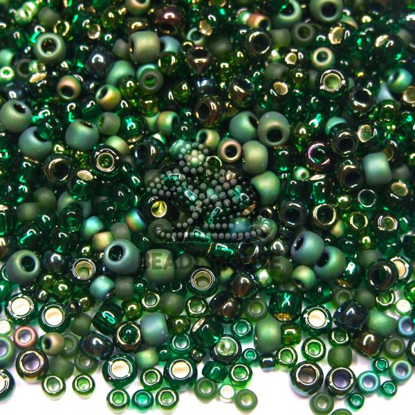 20g Toho Mix 3209 Bonsai Dark Green Random Mix
