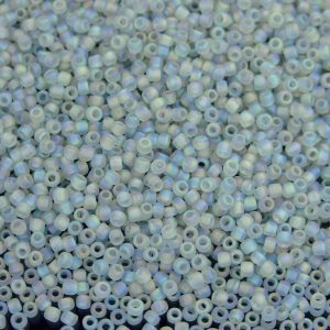 TOHO Seed Beads 176AF Transparent Rainbow Frosted Black Diamond 11/0 beads mouse