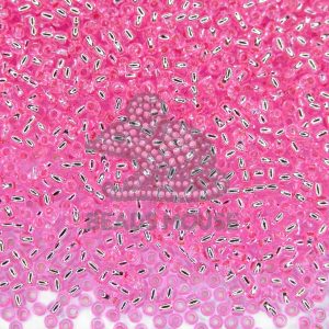 TOHO Seed Beads 38 Silver Lined Pink 11/0 beads mouse