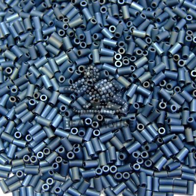 50g Toho Bugle Beads 612 Matte Color Gun Metal 3mm
