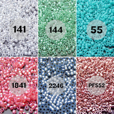 Toho Treasure Seed Beads spring mix beadsmouse.co.uk