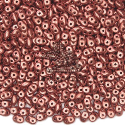 MATUBO™ Beads Wholesale SuperDuo Matte Metallic Bronze Copper beads mouse