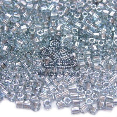 TOHO Hexagon Beads 112 Transparent Black Diamond Luster 8/0 Toho hex beads beads mouse