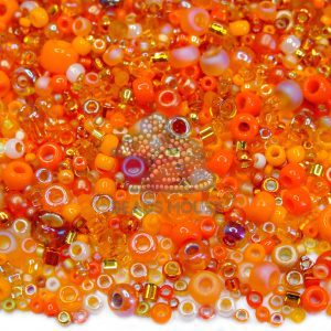 20g TOHO MIYUKI Beads Mix TM10 Orange Pumpkin Random Mix beads mouse