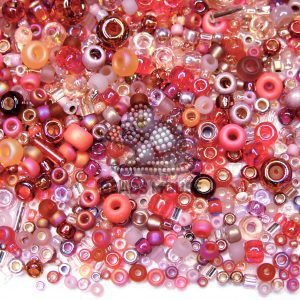 20g TOHO MIYUKI Beads Mix TM13 Crystal Pink Rainbow Random Mix beads mouse