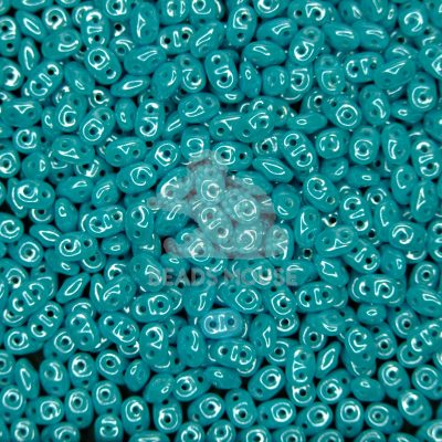 MATUBO™ Beads SuperDuo Luster Dark Blue Turquoise L63900 beads mouse