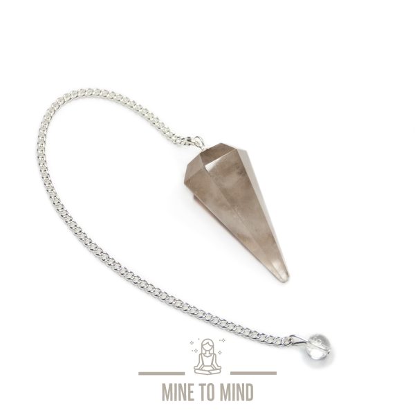 Smoky Quartz Natural Gemstone Pendulum mine to mind