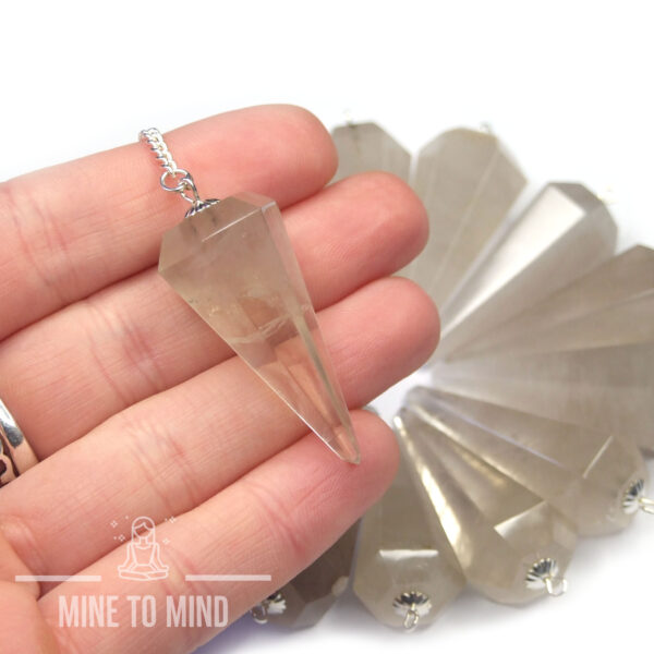Smoky Quartz Pendulum mine to mind beadsmouse.co.uk