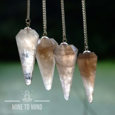 Smoky Quartz Pendulum mine to mind beadsmouse.co.uk