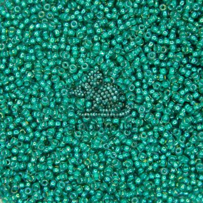 TOHO Seed Beads 1833 Inside Color Light Sapphire Teal beads mouse