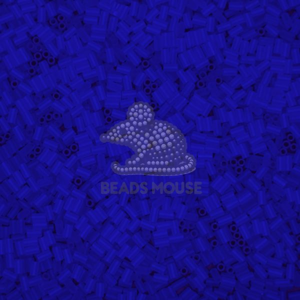 TOHO Bugle Seed Beads 8DF Transparent Frosted Cobalt 3mm beads mouse
