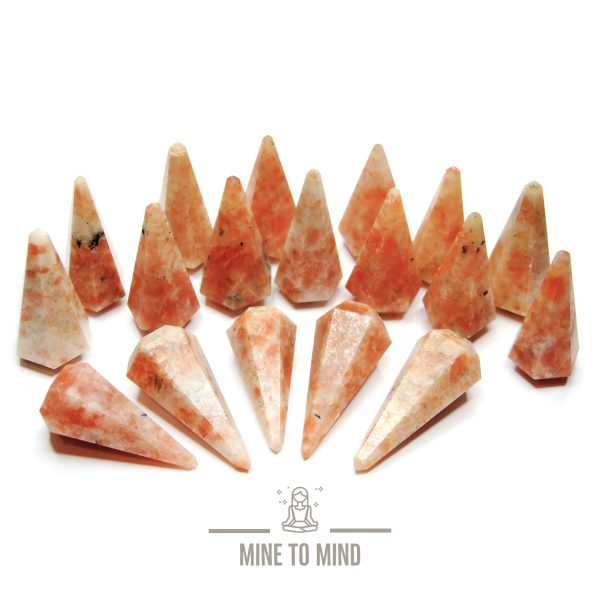 Sunstone Gemstone Pendulum beadsmouse.co.uk mine to mind