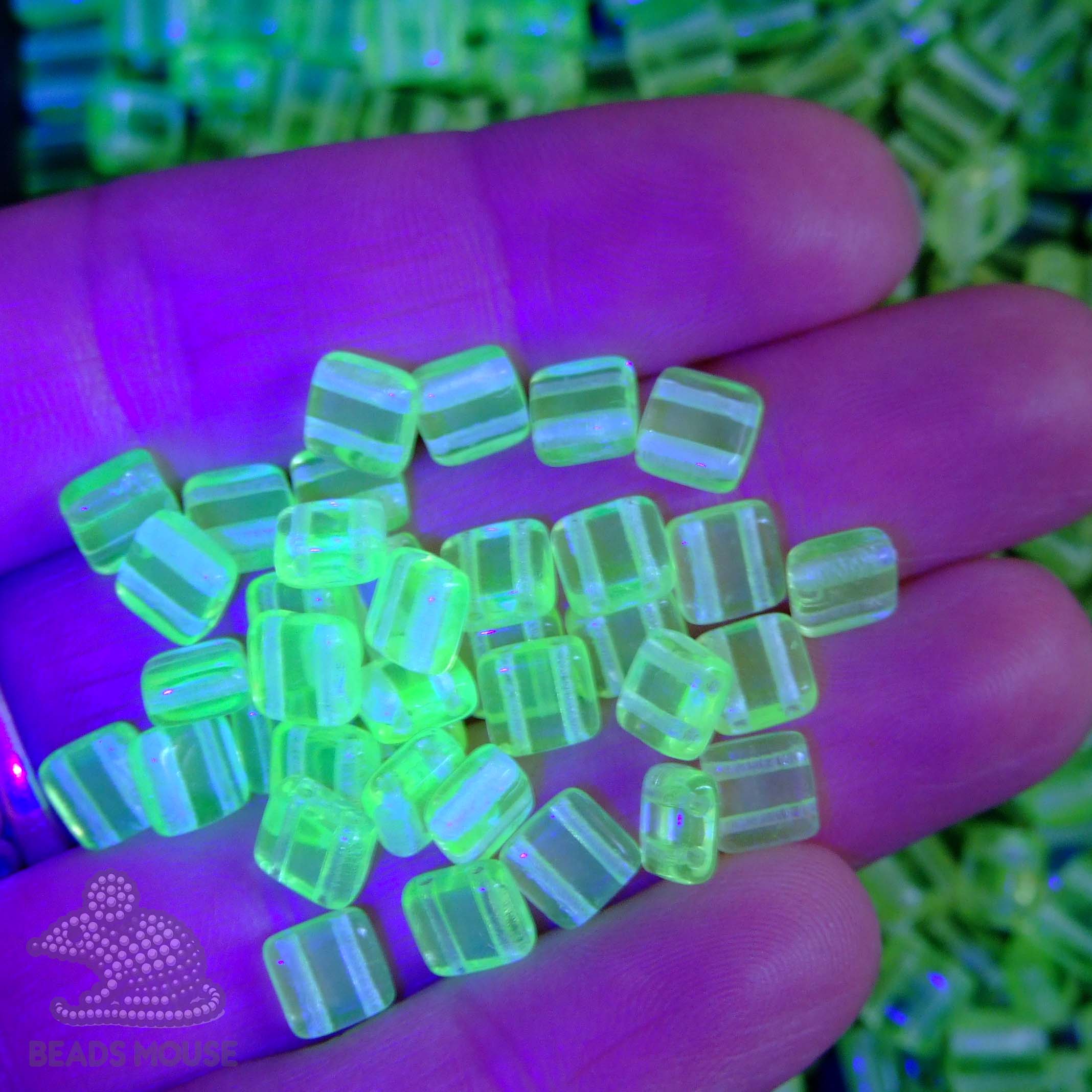 CzechMates Tile Beads 80130 Jonquil beadsmouse.co.uk
