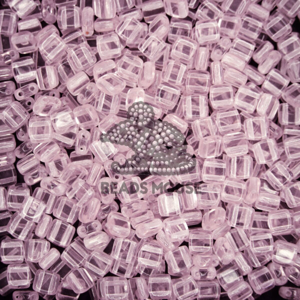 CzechMates Tile Beads 70100 Rosaline beadsmouse.co.uk