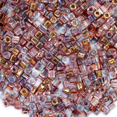 TOHO Cube Beads 4mm Y851 HYBRID Apollo beadsmouse.co.uk