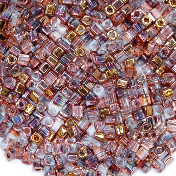TOHO Cube Beads 4mm Y851 HYBRID Apollo beadsmouse.co.uk