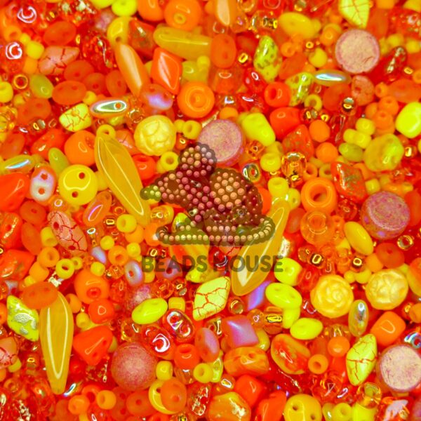 Beads MIX Summer Sun Shine TOHO and Czech Beads beadsmouse.co.uk