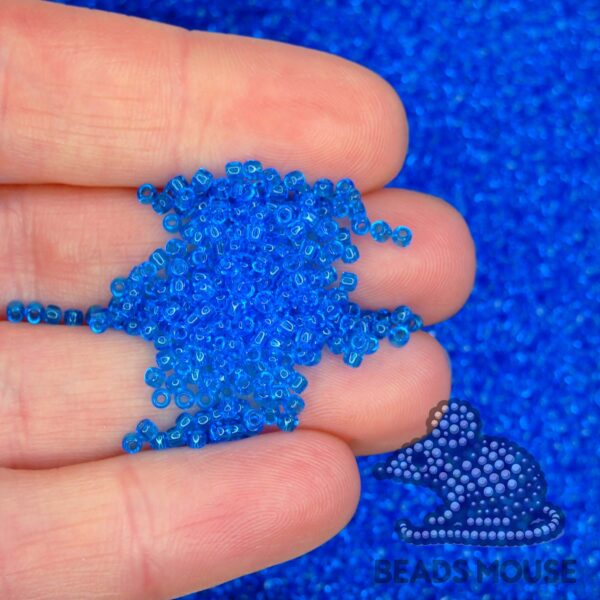 TOHO Beads 3C Transparent Dark Aquamarine 2 beadsmouse.co.uk