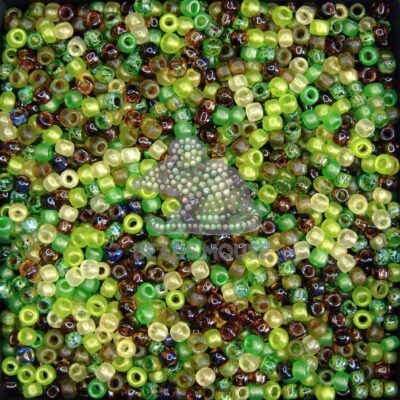 TOHO Seed Beads MIX 02 Transparent Forest Moss beadsmouse.co.uk