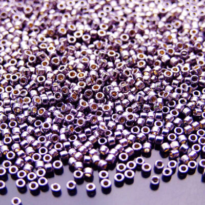 11/0 TOHO Treasure Seed Beads 8 Colours PF  - PF568 PermaFinish Galvanized Gunmetal Grey