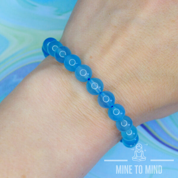 Blue Agate Bracelets minetomind beadsmouse.co.uk 05