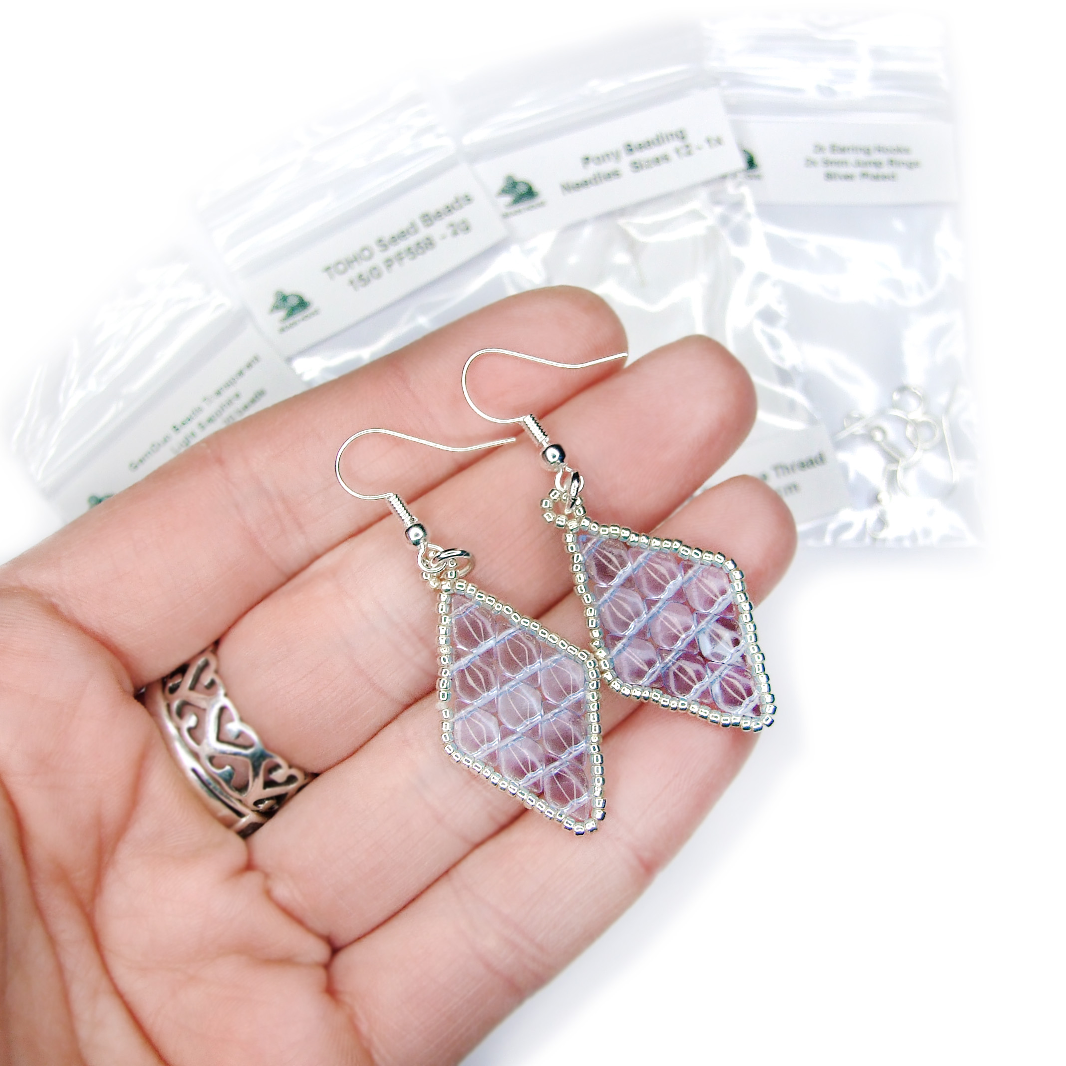 Gemduo Earrings Jewellery Making Kit beadsmouse.co.uk